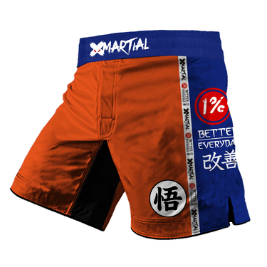 Kanji Orange 2.0 Hybrid MMA Shorts XMARTIAL