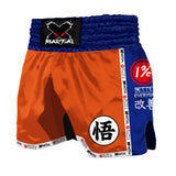 Kanji Orange Muay Thai Shorts XMARTIAL