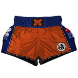 Kanji Orange Muay Thai Shorts XMARTIAL