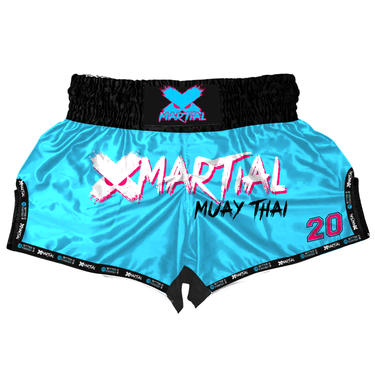 Blue Sporty Legacy Muay Thai Shorts XMARTIAL