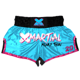 Blue Sporty Legacy Muay Thai Shorts XMARTIAL