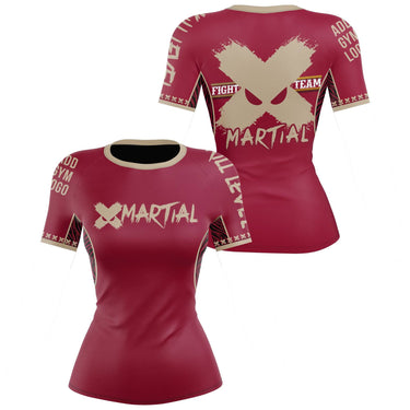 Kill Level XMartial Fight Team Women's BJJ Rash Guard XMARTIAL