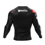 Kimeowra Long Sleeve Black Compression Shirt XMARTIAL