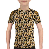 Leopard Kids BJJ Rash Guard XMARTIAL