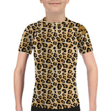 Leopard Kids BJJ Rash Guard XMARTIAL