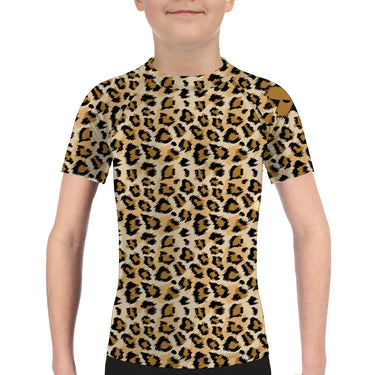 Leopard Kids BJJ Rash Guard XMARTIAL