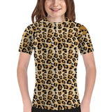 Leopard Kids BJJ Rash Guard XMARTIAL