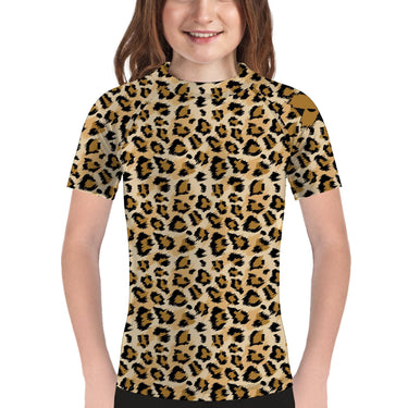 Leopard Kids BJJ Rash Guard XMARTIAL