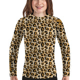 Leopard Kids BJJ Rash Guard XMARTIAL