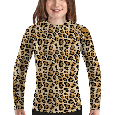 Leopard Kids BJJ Rash Guard XMARTIAL