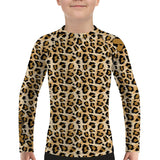 Leopard Kids BJJ Rash Guard XMARTIAL