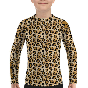 Leopard Kids BJJ Rash Guard XMARTIAL