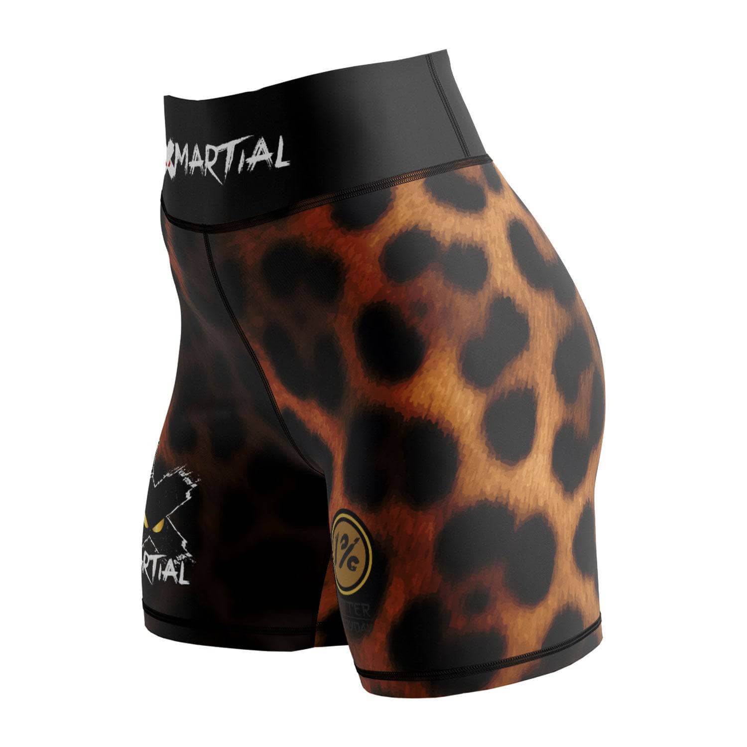 Leopard Women's BJJ/MMA Compression Shorts XMARTIAL