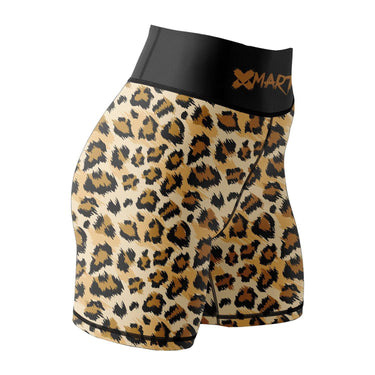 Leopard Women's BJJ/MMA Compression Shorts XMARTIAL