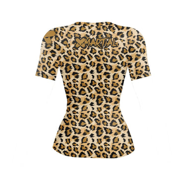 Leopard Women's BJJ Rash Guard XMARTIAL