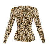 Leopard Women's BJJ Rash Guard XMARTIAL