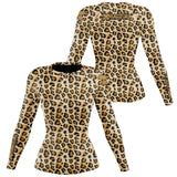 Leopard Women's BJJ Rash Guard XMARTIAL