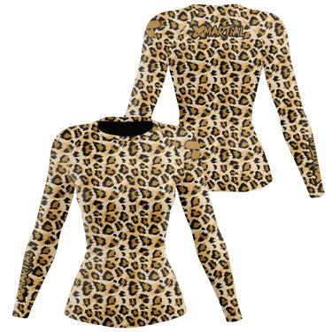 Leopard Women's BJJ Rash Guard XMARTIAL