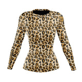 Leopard Women's BJJ Rash Guard XMARTIAL