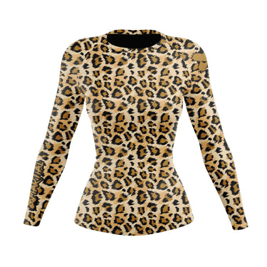 Leopard Women's BJJ Rash Guard XMARTIAL