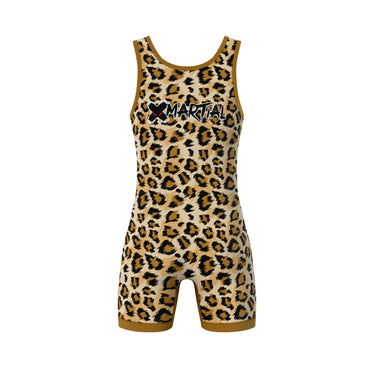 Leopard Wrestling Singlet XMARTIAL