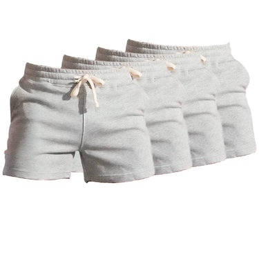 Light Gray Plain Hoochie Daddy Shorts XMARTIAL
