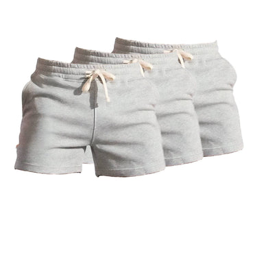 Light Gray Plain Hoochie Daddy Shorts XMARTIAL