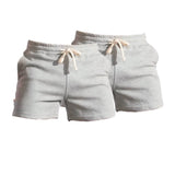 Light Gray Plain Hoochie Daddy Shorts XMARTIAL