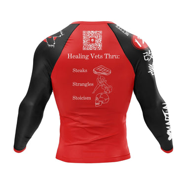 Making Veterans Great Again BJJ Rash Guard XMARTIAL