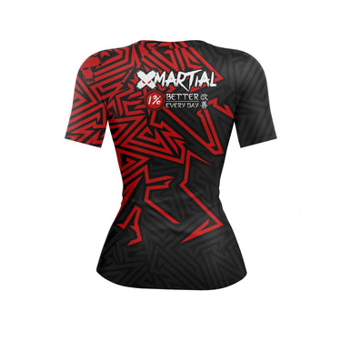 Maze Women's Rank BJJ Rash Guard XMARTIAL