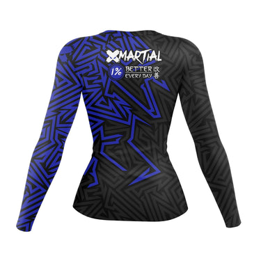 Maze Women's Rank BJJ Rash Guard XMARTIAL