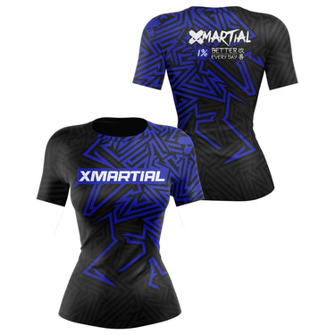 Maze Women's Rank BJJ Rash Guard XMARTIAL