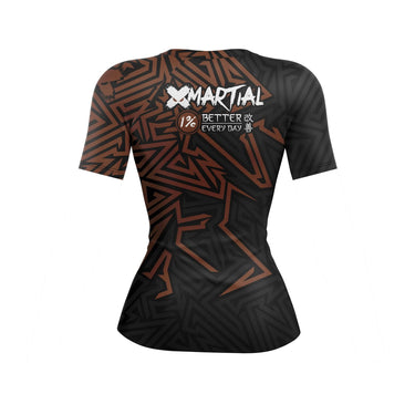 Maze Women's Rank BJJ Rash Guard XMARTIAL