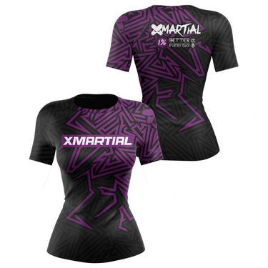 Maze Women's Rank BJJ Rash Guard XMARTIAL