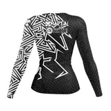 Maze Women's Rank BJJ Rash Guard XMARTIAL