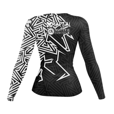 Maze Women's Rank BJJ Rash Guard XMARTIAL