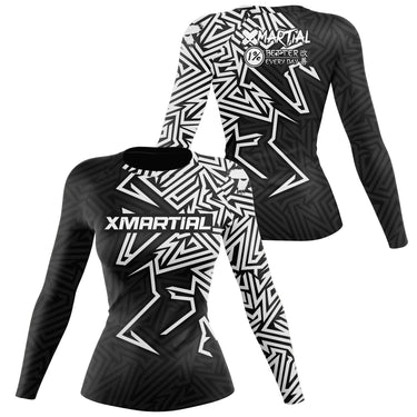 Maze Women's Rank BJJ Rash Guard XMARTIAL