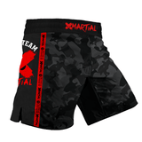MMA Shorts Black Camo Fight Team X-Tech 25 Series XMARTIAL