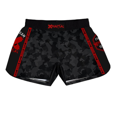 MMA Shorts Black Camo Fight Team X-Tech 25 Series XMARTIAL