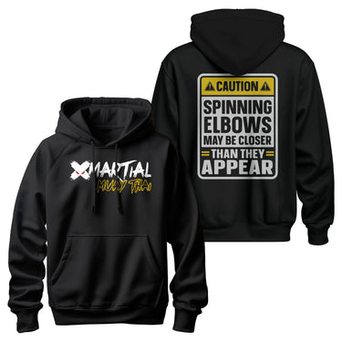 Muay Thai Hoodie Caution XMARTIAL