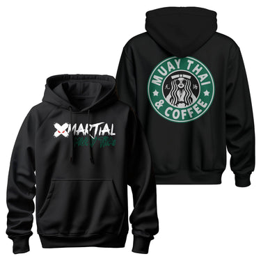 Muay Thai Hoodie Coffee Before Training XMARTIAL