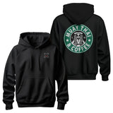 Muay Thai Hoodie Coffee Before Training XMARTIAL