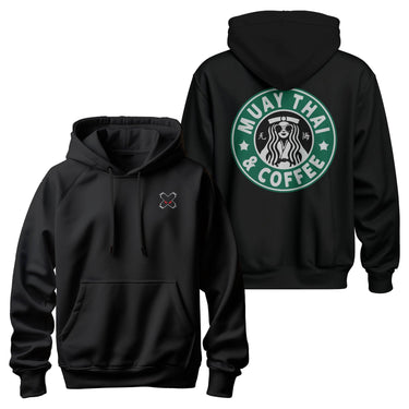 Muay Thai Hoodie Coffee Before Training XMARTIAL