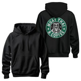 Muay Thai Hoodie Coffee Before Training XMARTIAL
