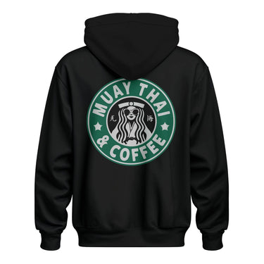 Muay Thai Hoodie Coffee Before Training XMARTIAL