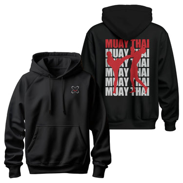 Muay Thai Hoodie Diagonal Kick XMARTIAL