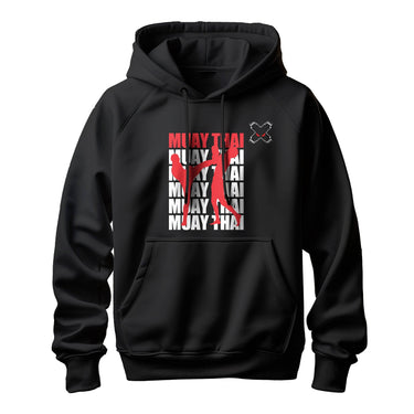 Muay Thai Hoodie Diagonal Kick XMARTIAL