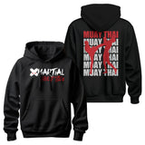 Muay Thai Hoodie Diagonal Kick XMARTIAL