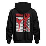 Muay Thai Hoodie Diagonal Kick XMARTIAL