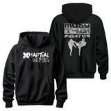 Muay Thai Hoodie Fighter Kick XMARTIAL
